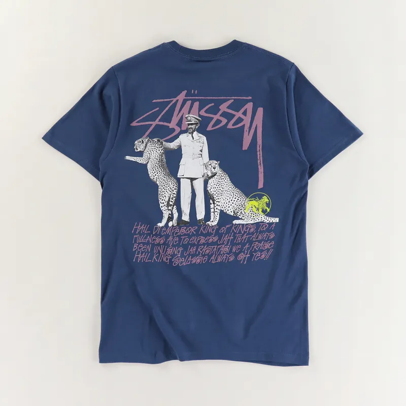 Stussy Emperor T Shirt Navy