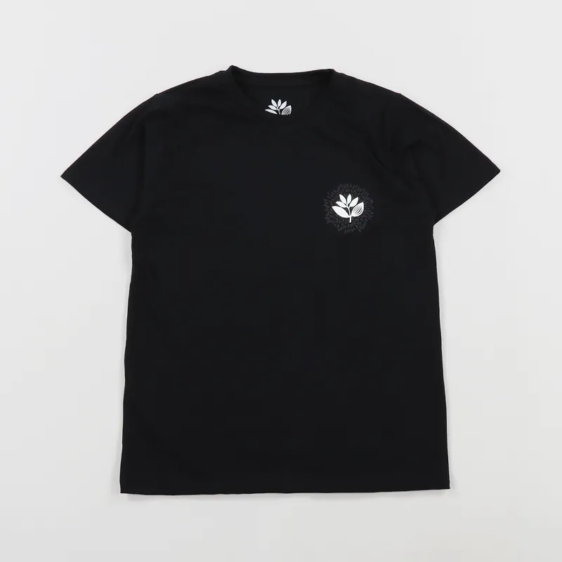 Magenta Energy T Shirt Black