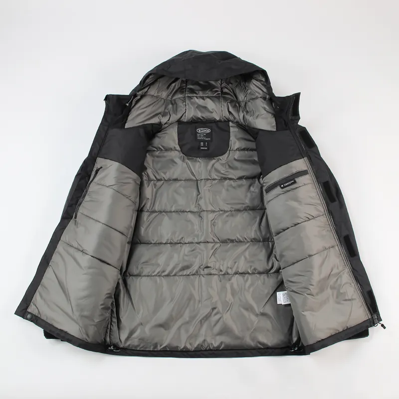 Manastash Mens Ep200 Primaloft Zip Parka Insulated Jacket Black