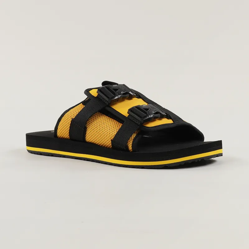 The North Face EQBC Slides Black Yellow-3