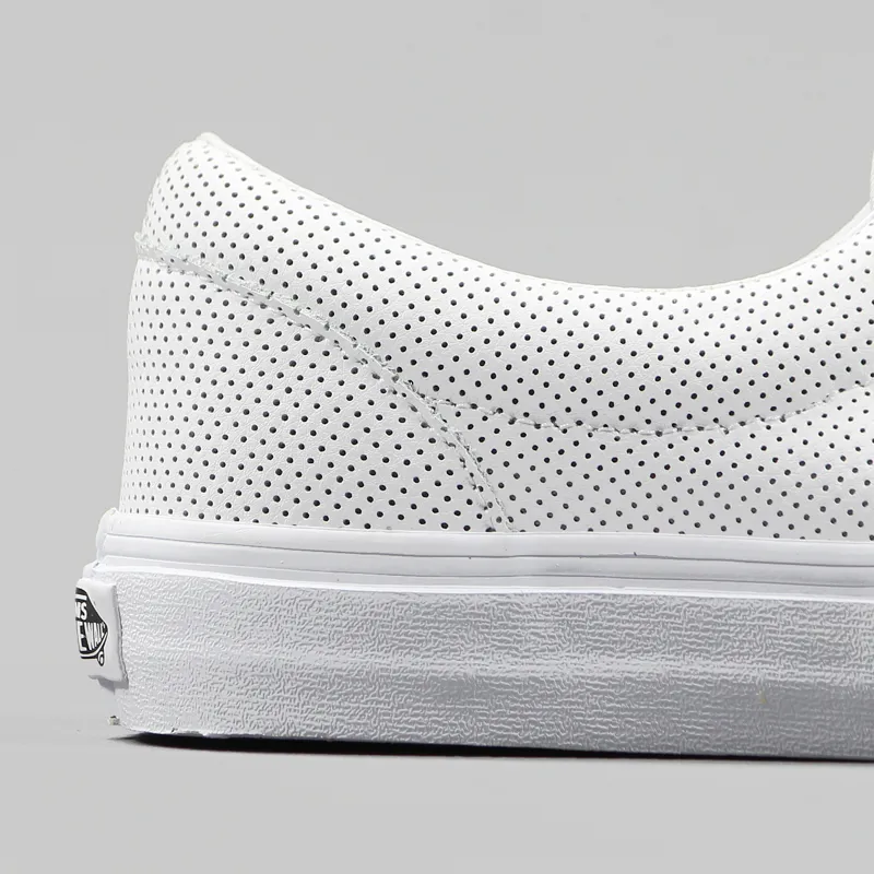 Vans Era Perf Leather Shoes True White-1