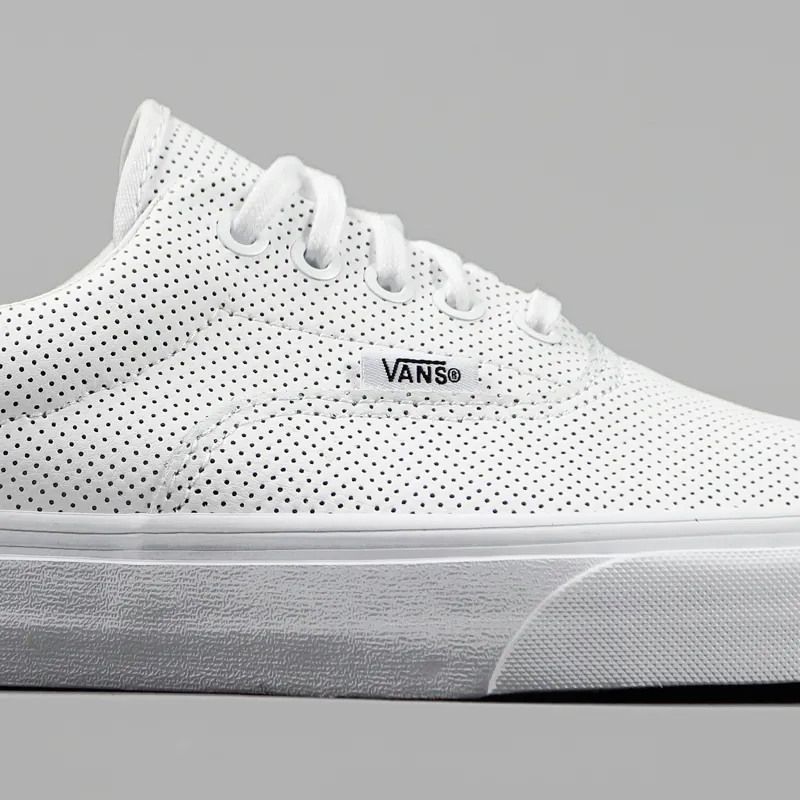 white leather vans era