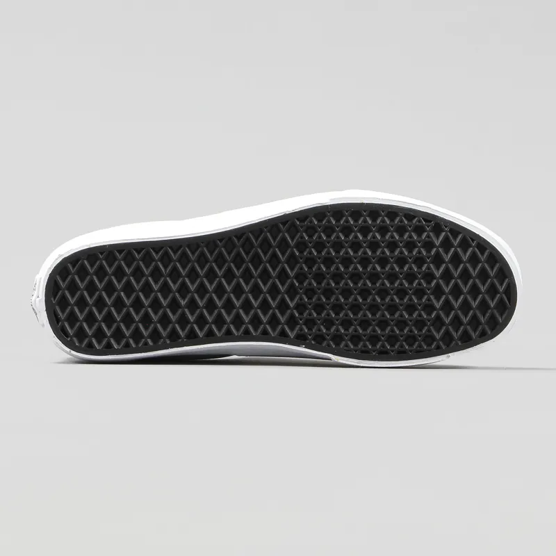 Vans Mens Classic Era Perf Leather Shoes True White Vulcanized