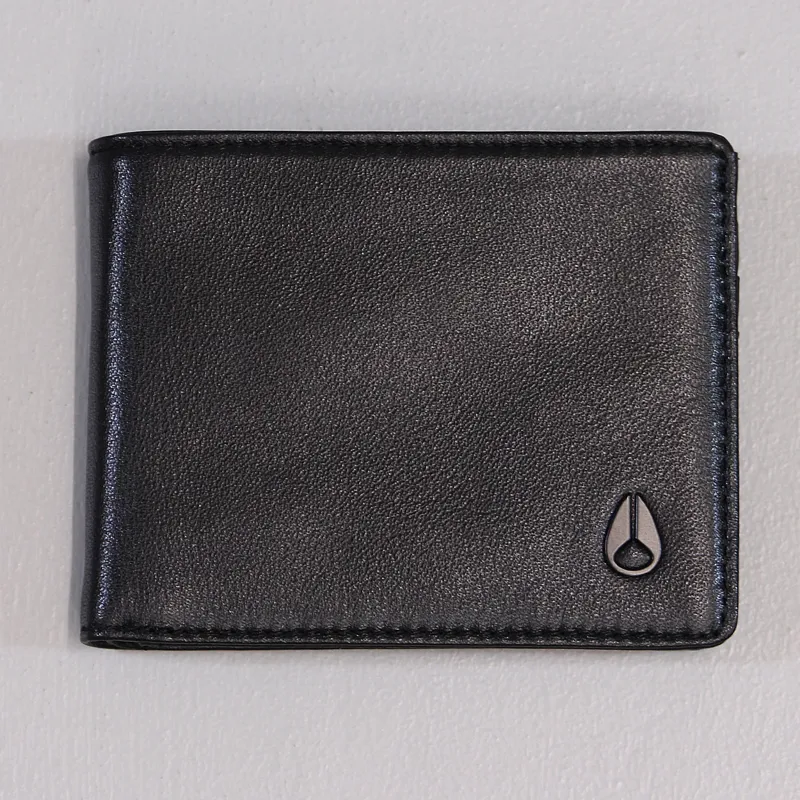 Nixon Escape Bi Fold Clip Wallet All Black
