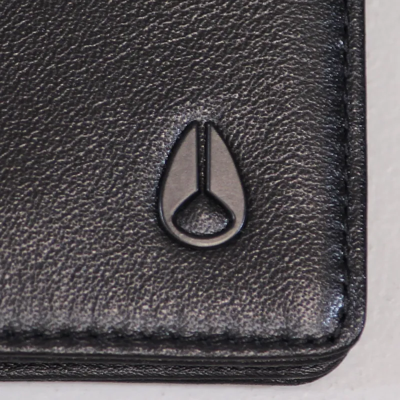 Nixon Escape Bi Fold Clip Wallet All Black-1