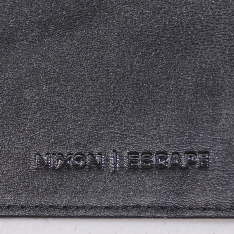 Nixon Escape Bi Fold Clip Wallet All Black-3