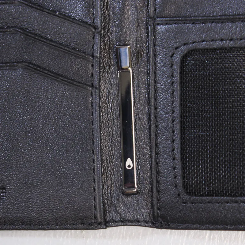 Nixon Escape Bi Fold Clip Wallet All Black-4