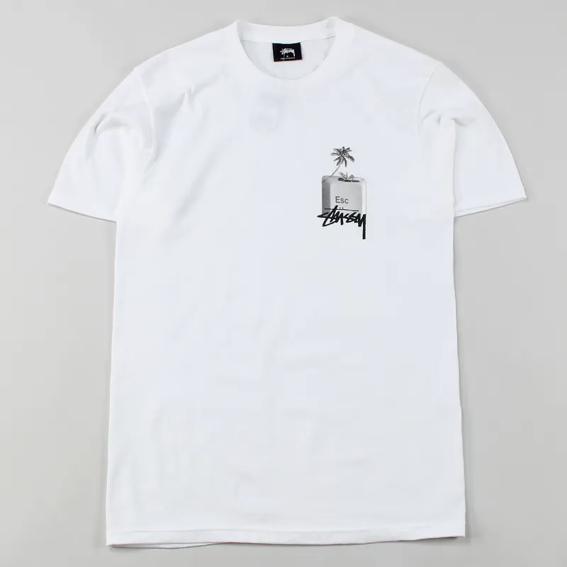 Stussy ESC T Shirt White