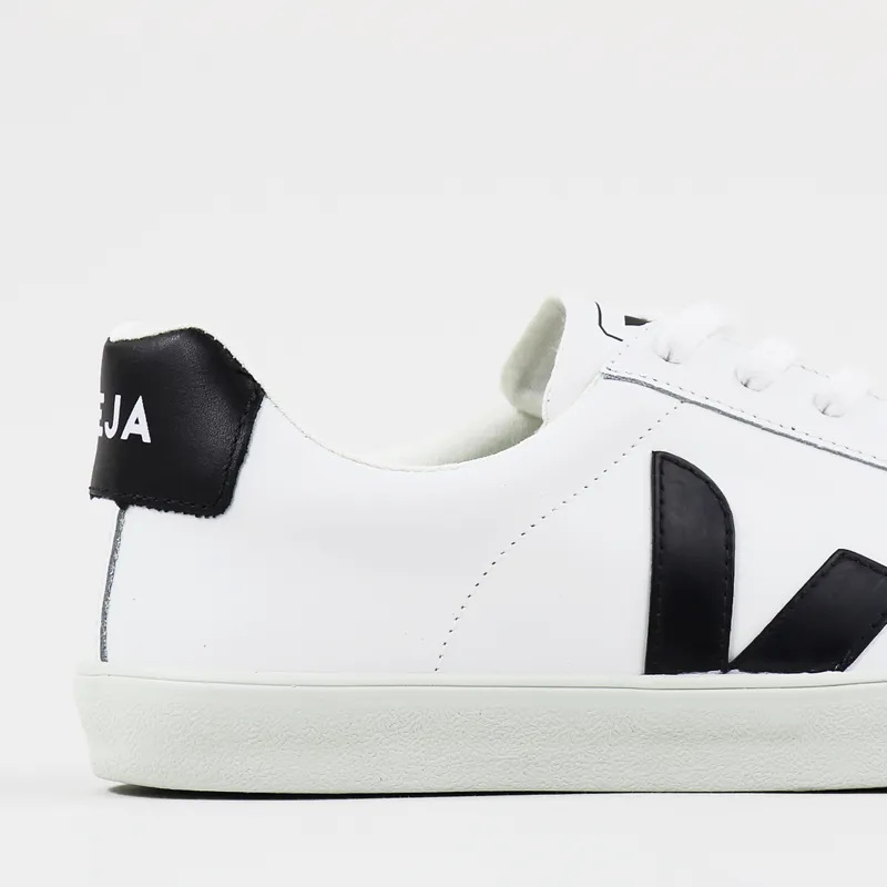 Veja Esplar Leather Shoes Extra White Black-2