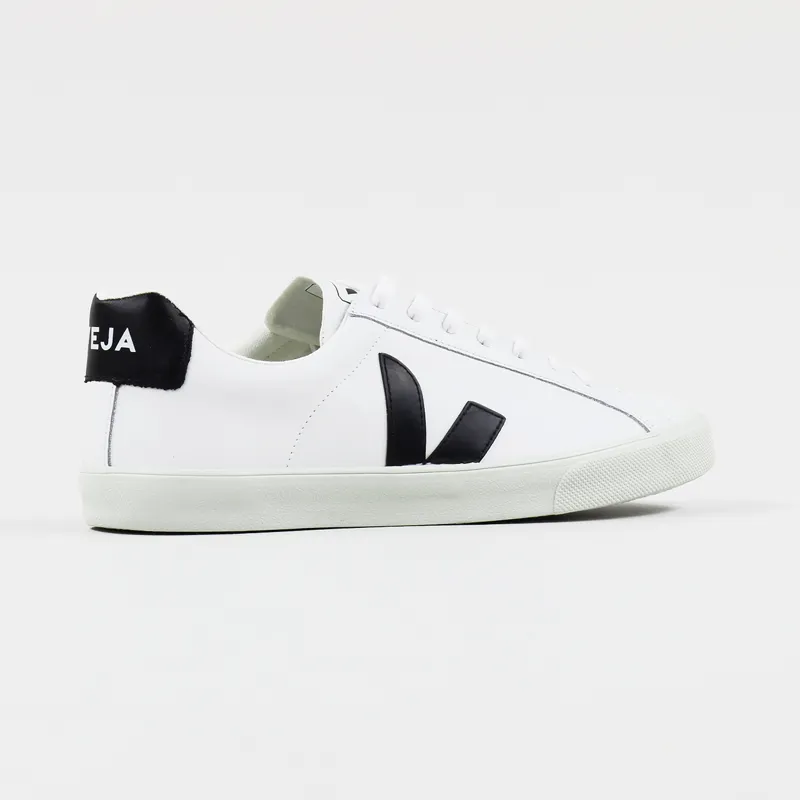 Veja Esplar Leather Shoes Extra White Black-5