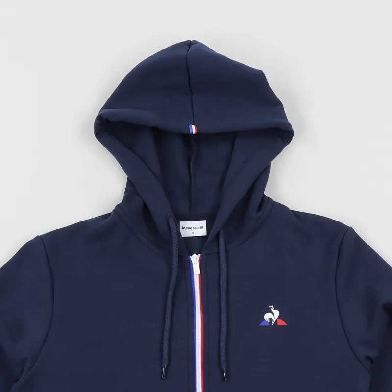 Le Coq Sportif Essentials Full Zip Hoodie Dress Blue-1