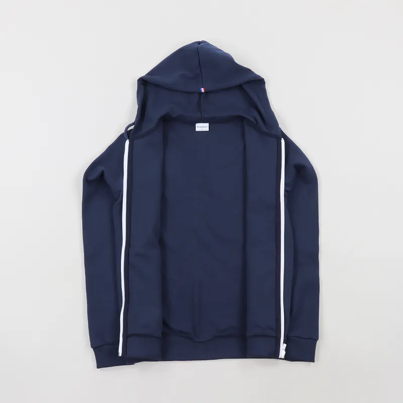 Le Coq Sportif Essentials Full Zip Hoodie Dress Blue-2