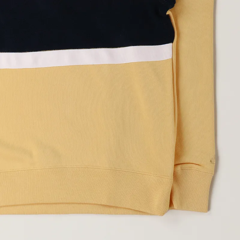 Nike SB Everett Crew Sweat Celestial Gold Dark Obsidian White-2