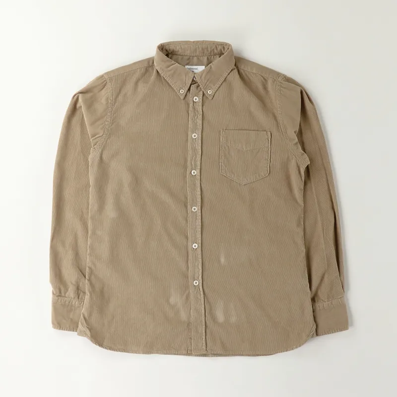 Universal Works Everyday Super Fine Cord Shirt Sand