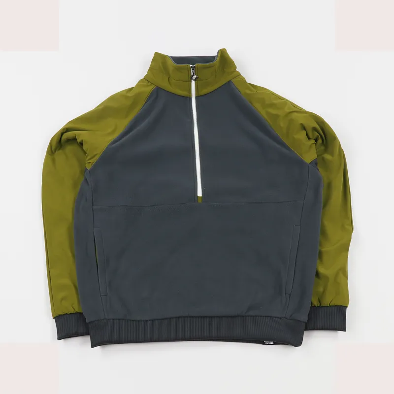 The North Face EX 1/4 Zip Fleece Asphalt Grey Fir Green
