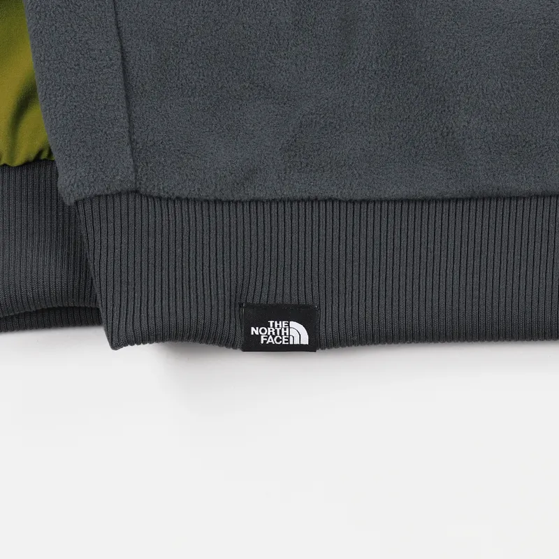 The North Face EX 1/4 Zip Fleece Asphalt Grey Fir Green-5