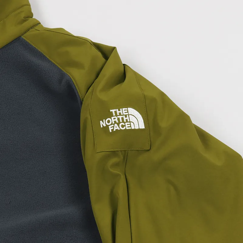 The North Face EX 1/4 Zip Fleece Asphalt Grey Fir Green-3