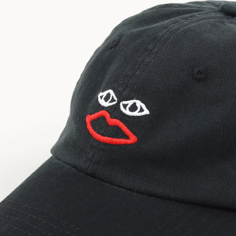 Sex Skateboards Eyes Dad Hat Black-1