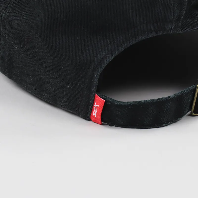 Sex Skateboards Eyes Dad Hat Black-3
