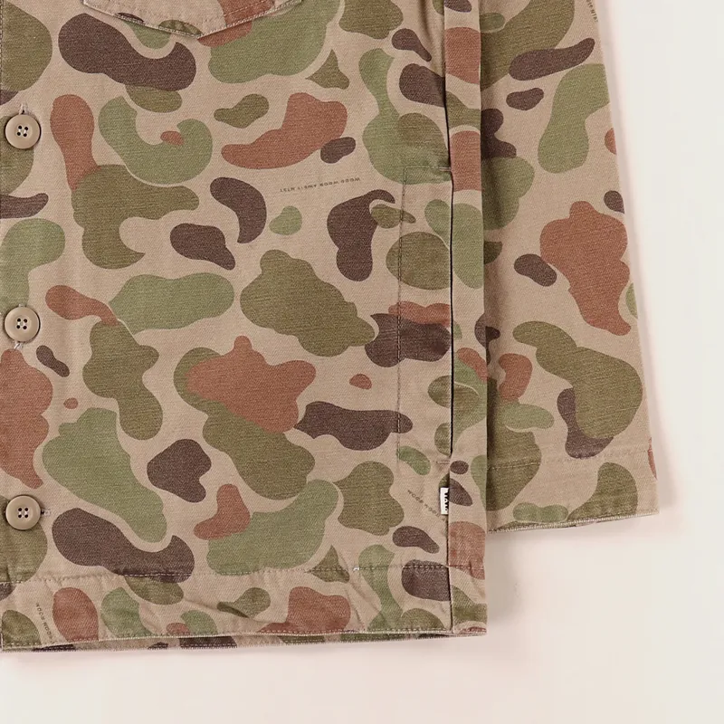 Wood Wood Fabian Shirt Taupe AOP-2