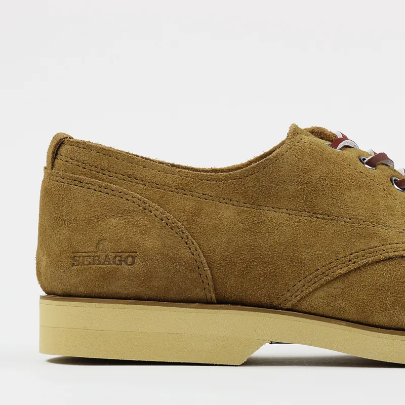 Sebago Campsides Fairheaven Suede Shoes Cuoio Red-1