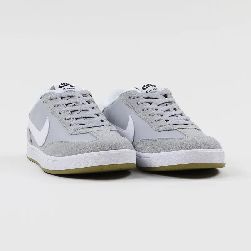 Nike SB FC Classic Shoes Wolf Grey White Black-5