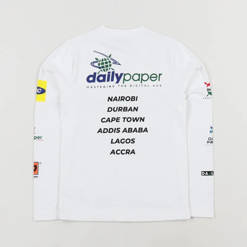 Daily Paper Feff Long Sleeve T Shirt White-1