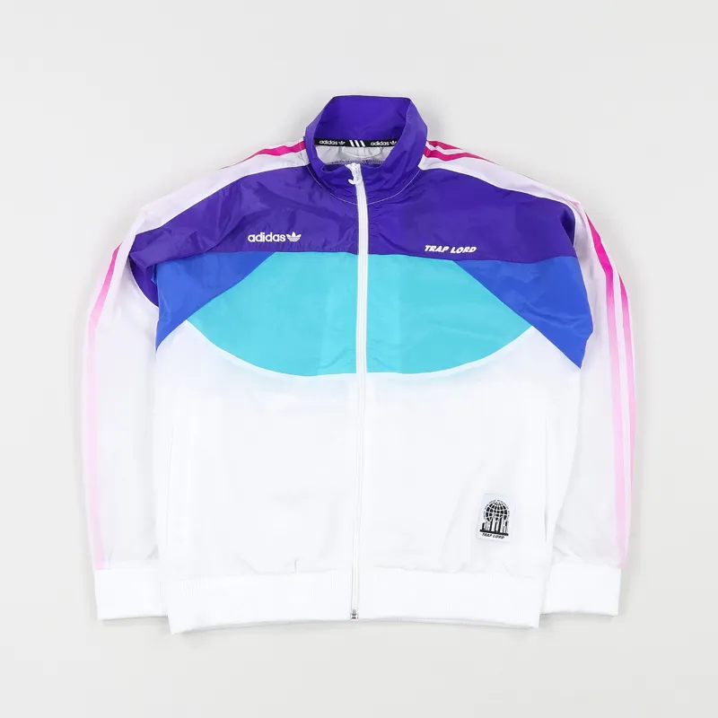 Adidas x Trap Lord Colab Windbreaker White Ink Blue