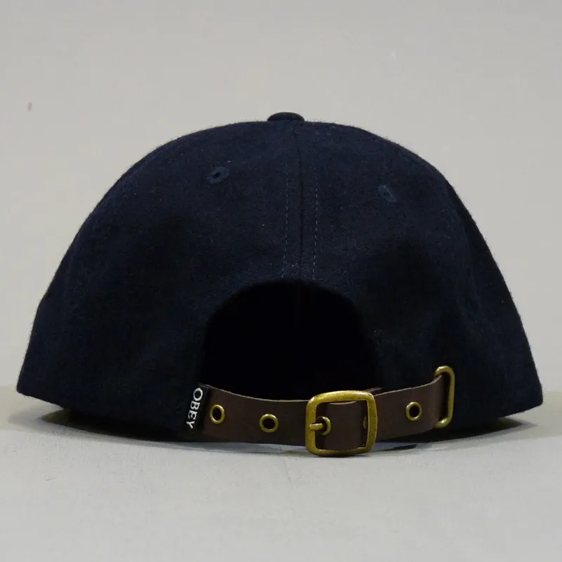 Obey Fielders Cap - Peacoat Blue-3