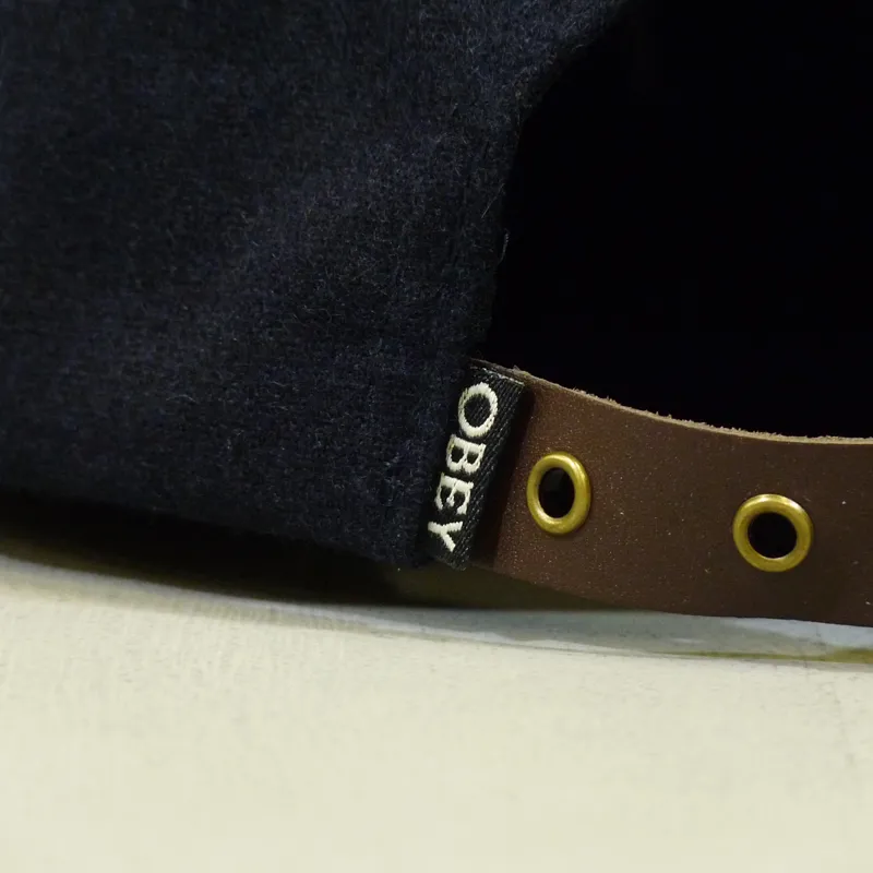 Obey Fielders Cap - Peacoat Blue-4