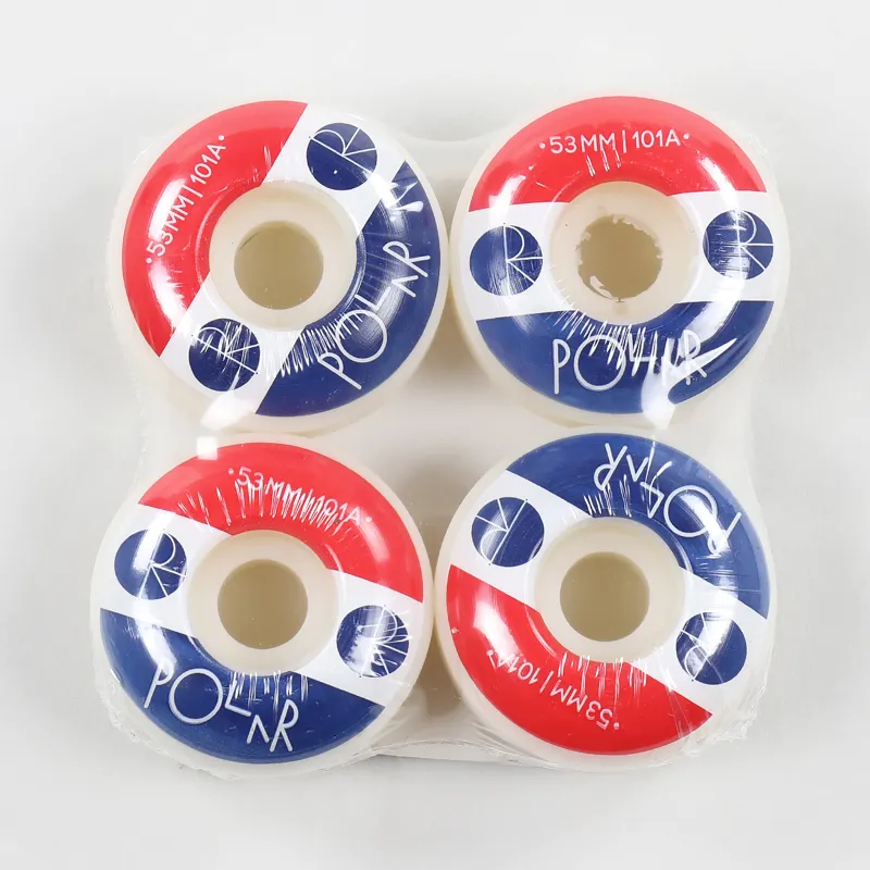 Polar Skate Co. Fill Logo Wheels 53mm Red