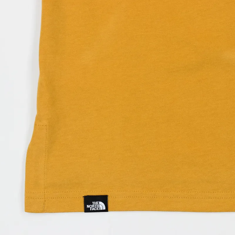 The North Face Black Label Fine 2 T Shirt Citrine Yellow-3