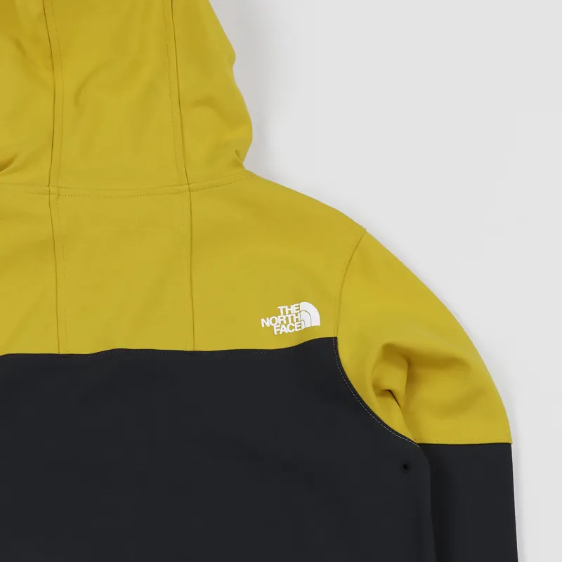 The North Face Fine Box Hoodie Asphalt Grey Leopard Yellow-4