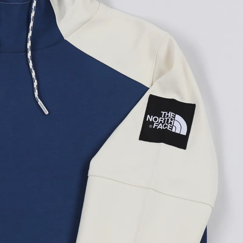The North Face Black Label Fine Box Hoodie Blue Wing Teal White-1