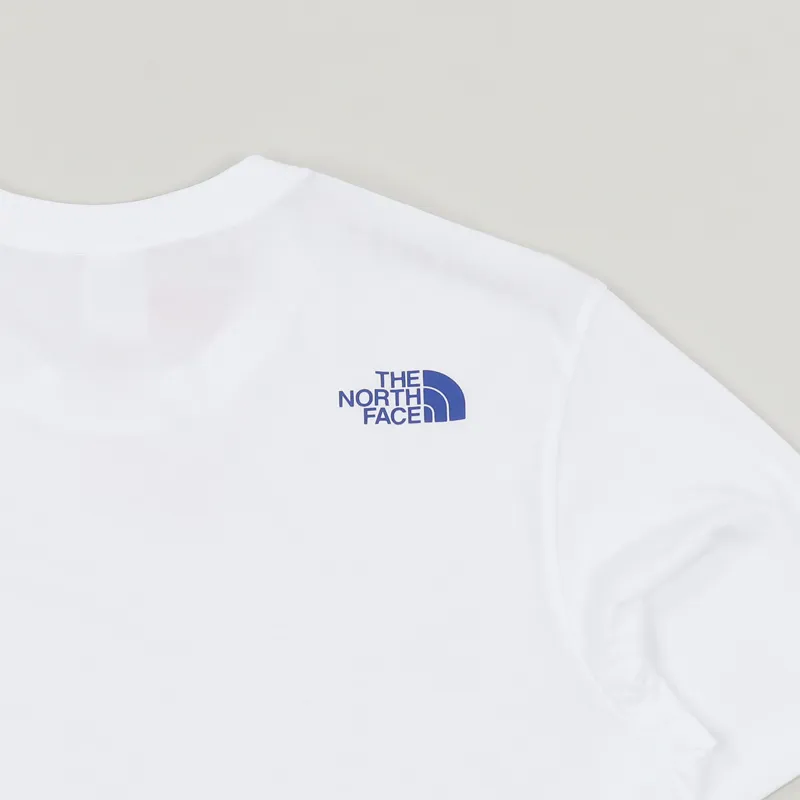 The North Face Fine T Shirt White Turkish Sea-3