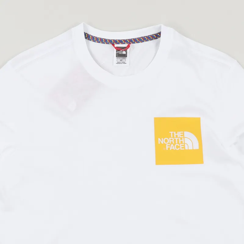 The North Face Black Label Fine T Shirt White Yellow-1