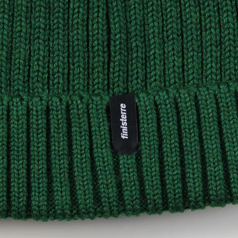 Finisterre Fisherman Merino Wool Beanie Forest-1