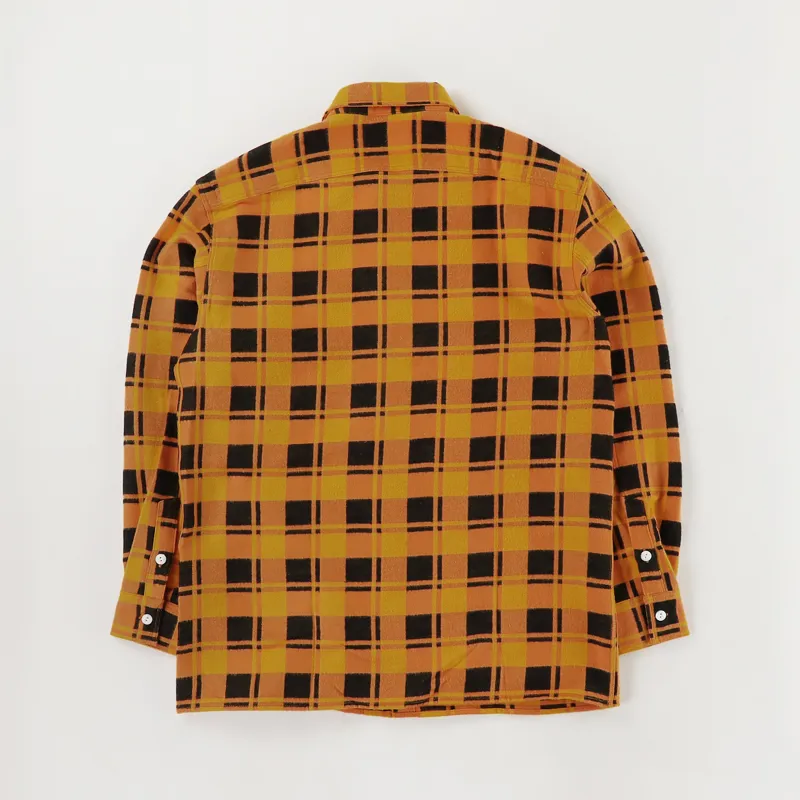 Stan Ray Flannel Shirt Burnt Orange-3