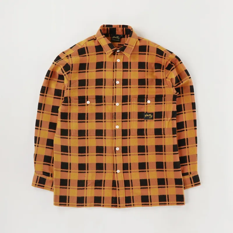 Stan Ray Flannel Shirt Burnt Orange