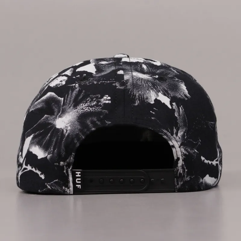Huf Floral Box Logo Snapback Black-4