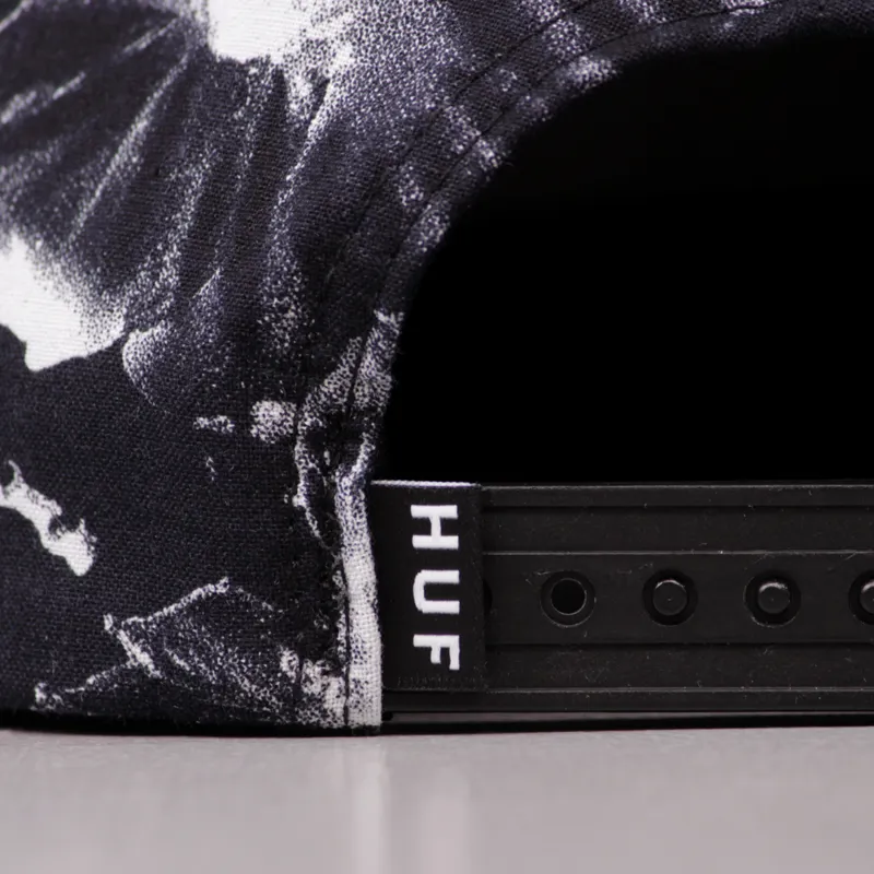 Huf Floral Box Logo Snapback Black-5