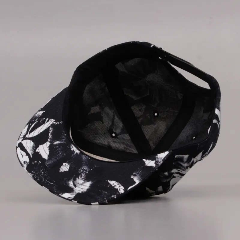 Huf Floral Box Logo Snapback Black-6