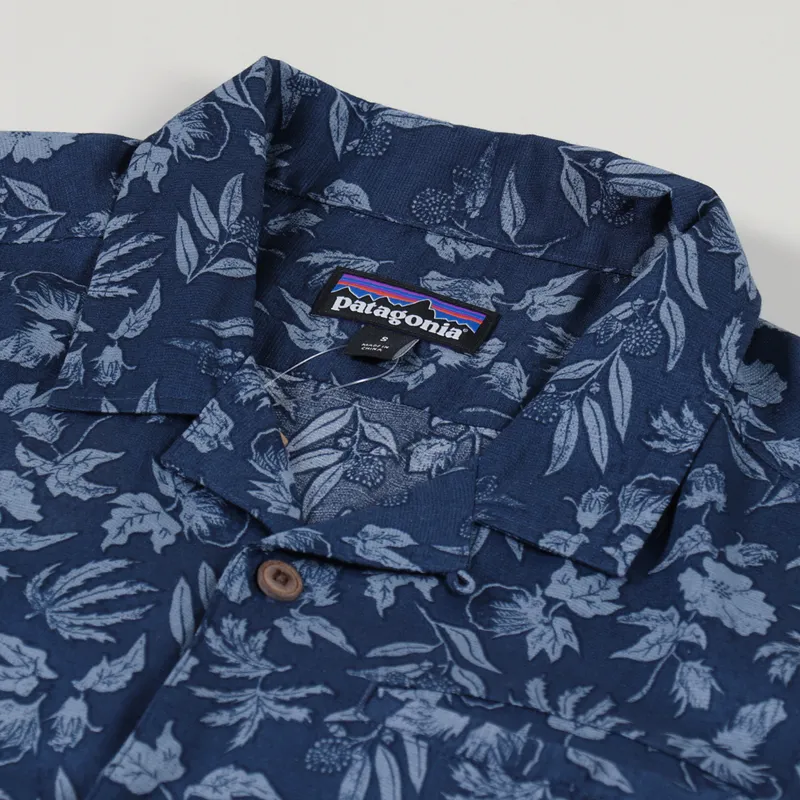 Patagonia Lightweight A/C Shirt Fiber Flora Stone Blue-1