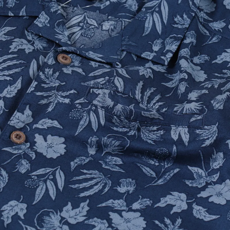 Patagonia Lightweight A/C Shirt Fiber Flora Stone Blue-2