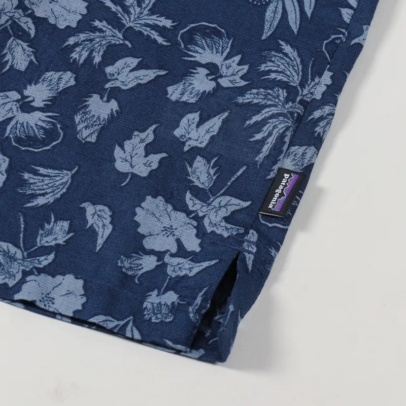 Patagonia Lightweight A/C Shirt Fiber Flora Stone Blue-3