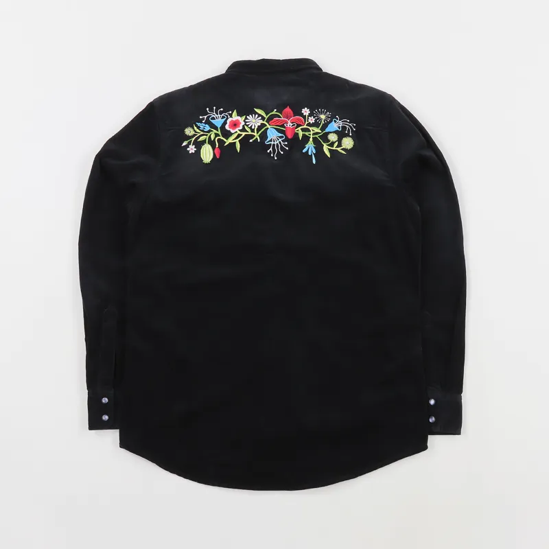 Deus Ex Machina Florecer Western Shirt Black-2