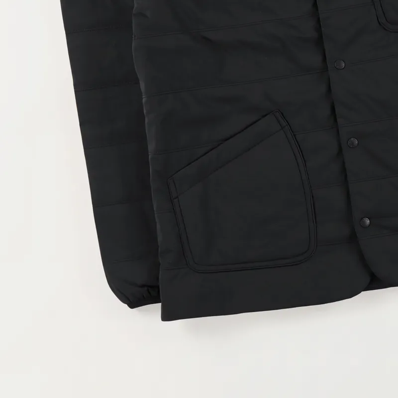 Snow Peak Japan Mens Flexible Insulated Cardigan Jacket Black
