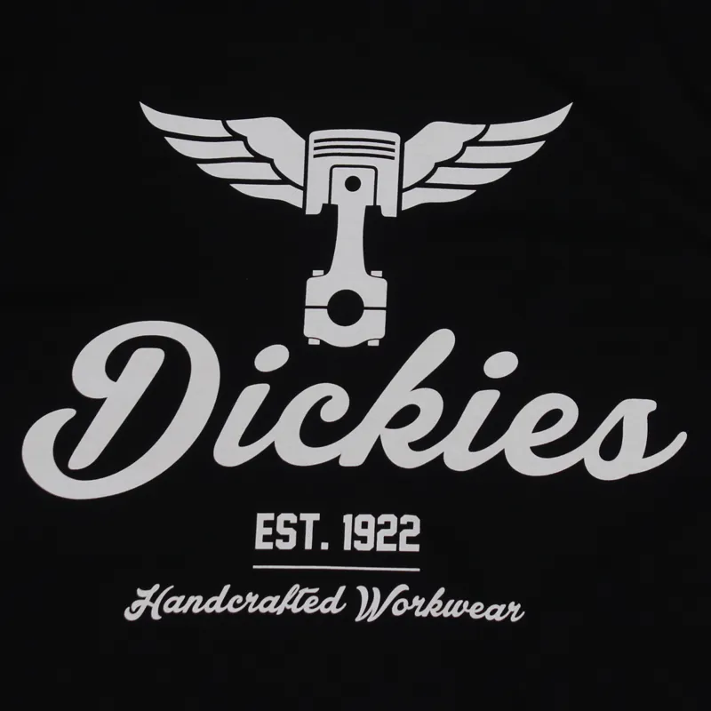 Dickies Flying Piston T Shirt Black-1