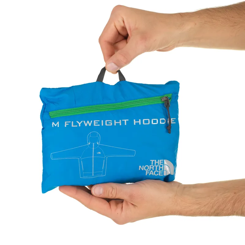The North Face Mens Flyweight Hoodie - Athens Blue-10