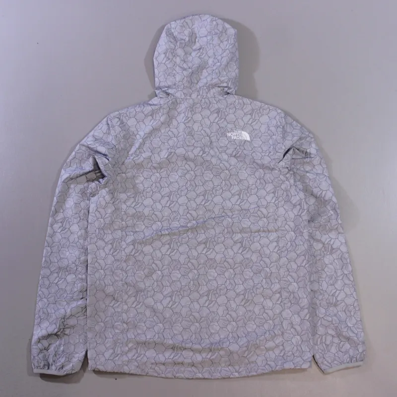 The North Face Mens Flyweight Hoodie Jacket High Rise Grey Hex-6